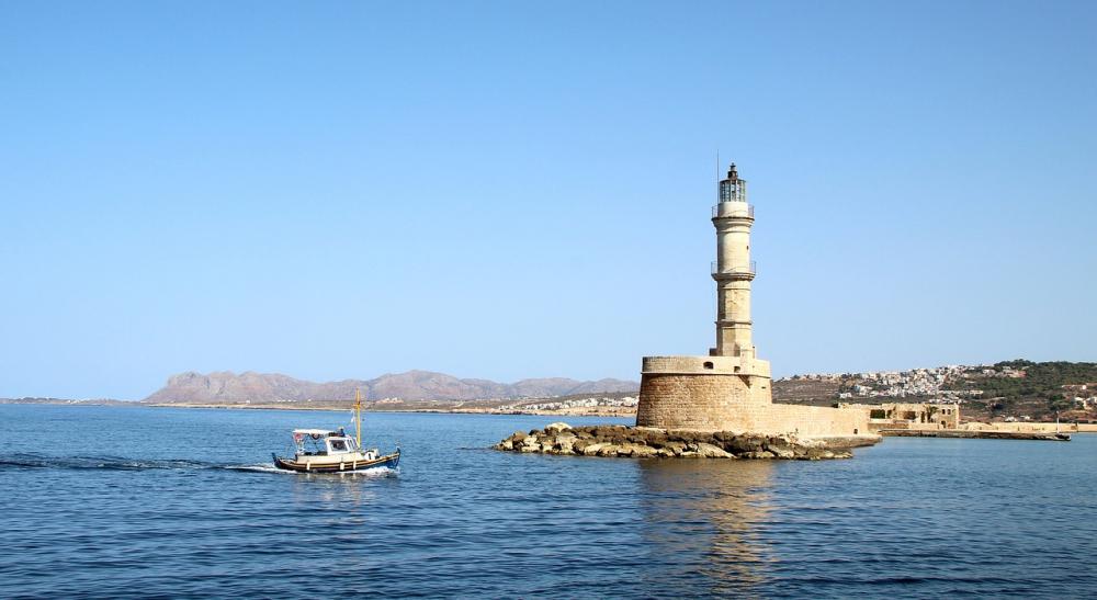 chania port crete